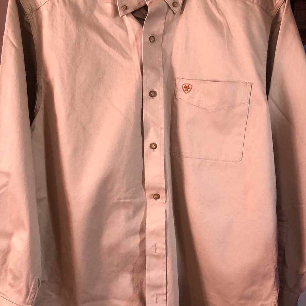 Ariat Men's Light Tan Shirt